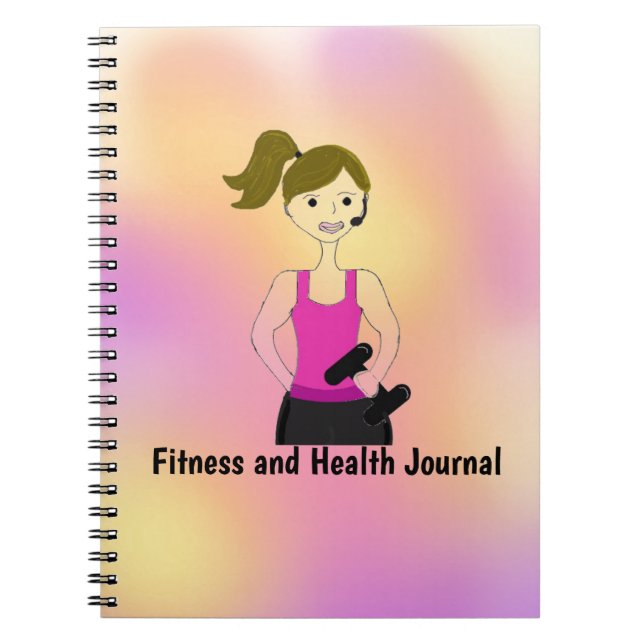 Cuaderno Diario de Salud y Fitness (Frente)