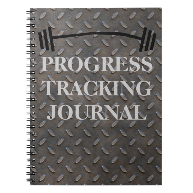 CUADERNO DIARIO DE SEGUIMIENTO DEL PROGRESO DE FITNESS (Frente)
