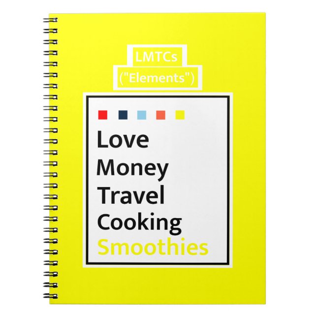 Cuaderno Diario de Smoothies Edición LMTCs (Frente)
