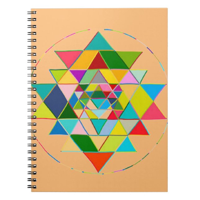 Cuaderno Diario de Sri Yantra (Frente)