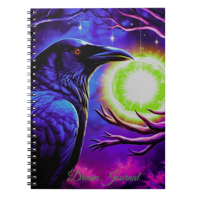 Cuaderno Diario de sueños de cuervo (Frente)