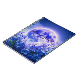 Cuaderno Diario de Sueños de Luna Hermosa