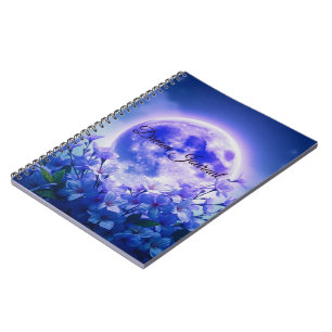 Cuaderno Diario de Sueños de Luna Hermosa