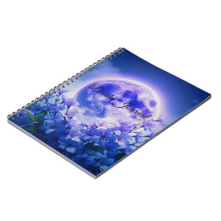 Cuaderno Diario de Sueños de Luna Hermosa