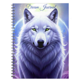Cuaderno Diario de sueños del lobo majestuoso
