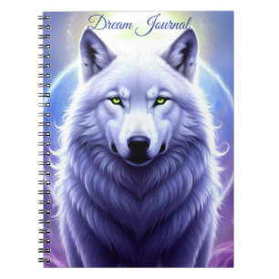 Cuaderno Diario de sueños del lobo majestuoso