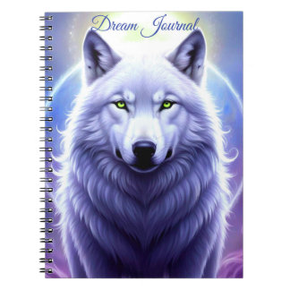 Cuaderno Diario de sueños del lobo majestuoso