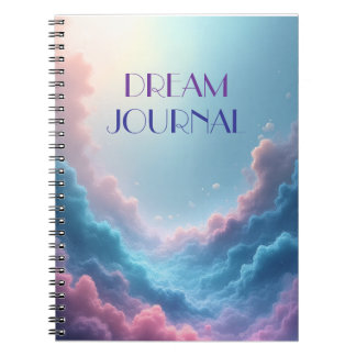 Cuaderno Diario de Sueños - Nubes pastel soñadoras