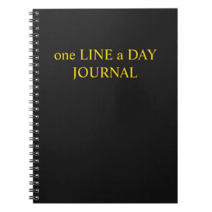 Cuaderno "Diario de una línea al día: Diario diario de memo