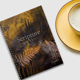 Cuaderno Diario de vegetación exuberante de la Escritura Cr