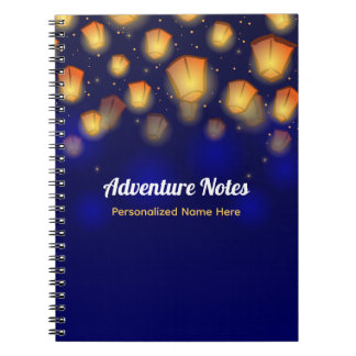 Cuaderno Diario de viaje de linterna flotante