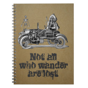 Cuaderno Diario de viaje de vintage