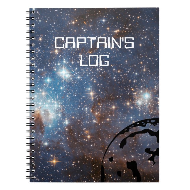 Cuaderno Diario de viaje del espacio de registro del capitá (Frente)