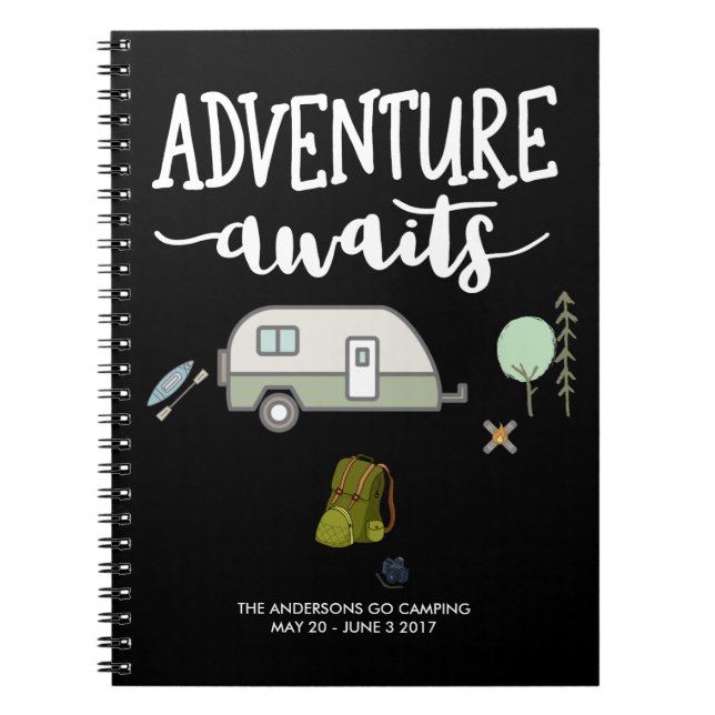 Cuaderno Diario de viaje personalizado (Frente)