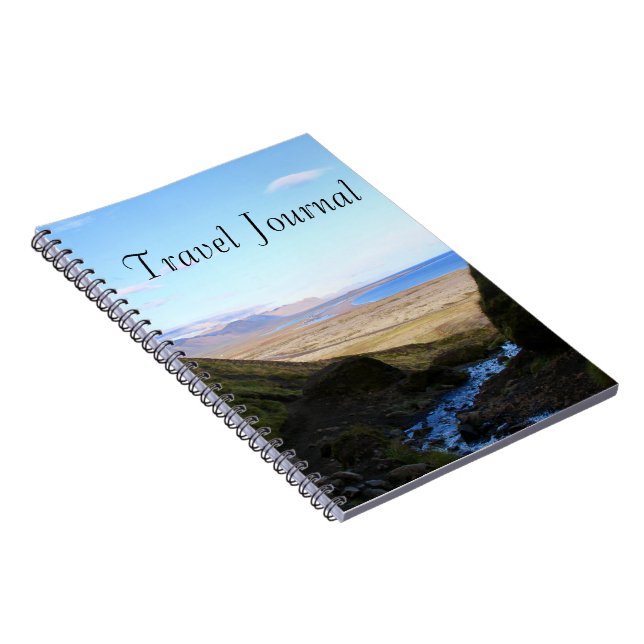 Cuaderno Diario de viajes de la bahía de Islandia (Lado Derecho)