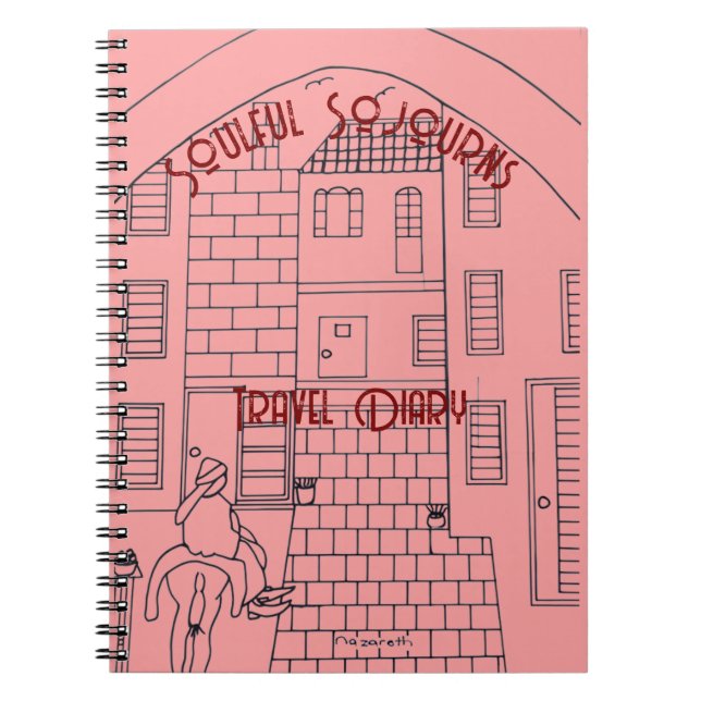 Cuaderno Diario de Viajes de Soulful Sojourns (Frente)