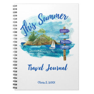 Cuaderno Diario de viajes de verano