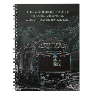Cuaderno Diario de Viajes del Ferrocarril Train