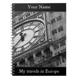 Cuaderno Diario de viajes Personalizado, Big Ben