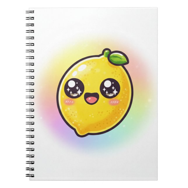Cuaderno Diario de Vibraciones de Limón Soleado (Frente)