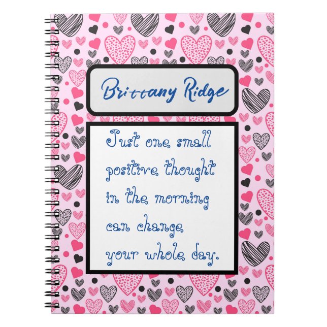 Cuaderno Diario de viñeta personalizado (Frente)