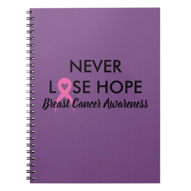 Cuaderno Diario del cáncer de pecho (Frente)