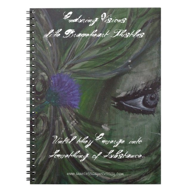 Cuaderno Diario del cardo de Braveheart (Frente)