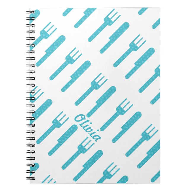 Cuaderno Diario del chef de recetas culinarias (Frente)