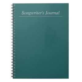Cuaderno Diario del compositor de personalizable