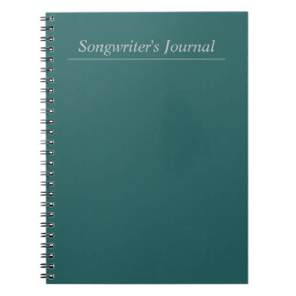 Cuaderno Diario del compositor de personalizable