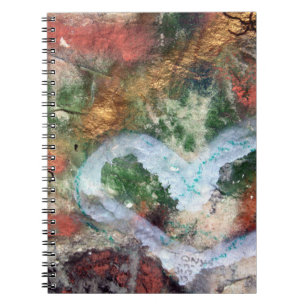 Cuaderno Diario del espacio en blanco del corazón de la