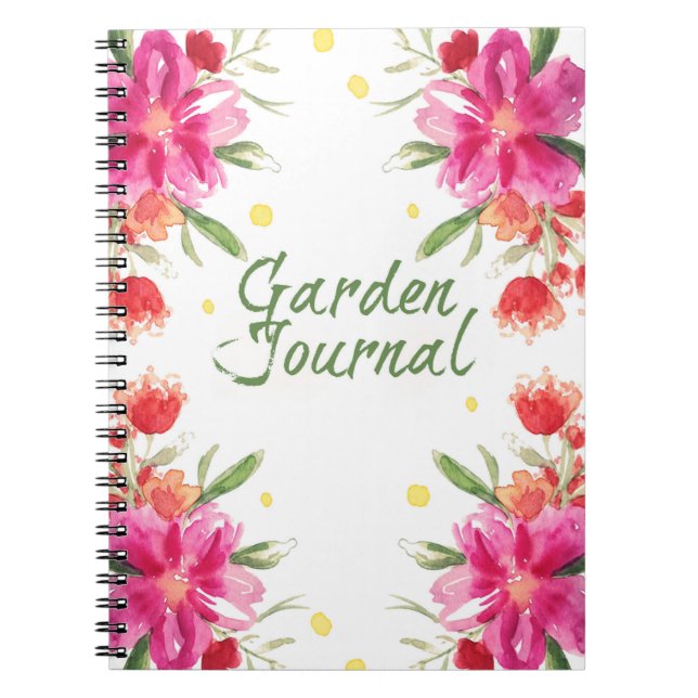 Cuaderno Diario del jardín (Frente)