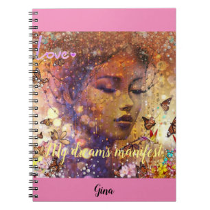 Cuaderno Diario del manifiesto de mis sueños personalizado