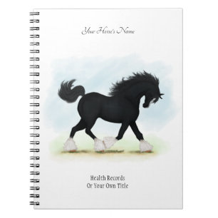 Cuaderno Diario del propietario del caballo personalizado d