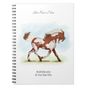 Cuaderno Diario del propietario del caballo personalizado O