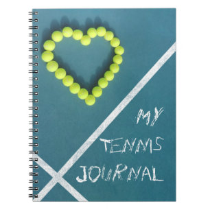 Cuaderno Diario del tenis personalizado
