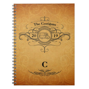 Cuaderno Diario del viaje del estilo rv Motorhome del