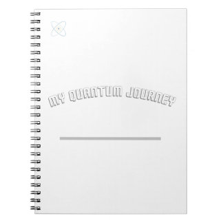 Cuaderno Diario en espiral de hipnosis de Quantum Journeys