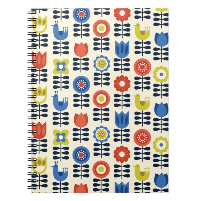 Cuaderno Diario Espiral Espiral Escandinava (Frente)