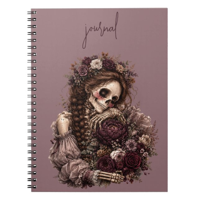 Cuaderno Diario Esqueleto Botánico (Frente)