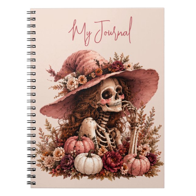 Cuaderno Diario Esqueleto Botánico (Frente)
