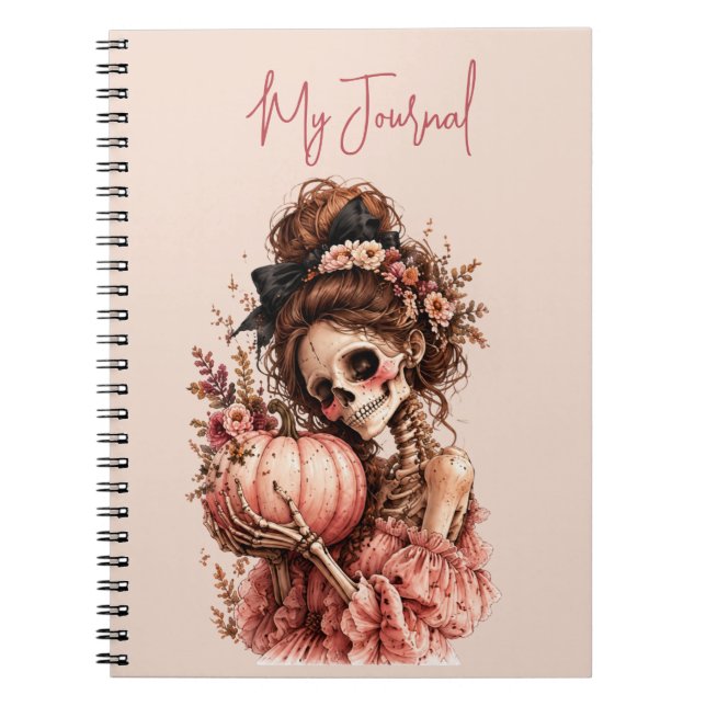 Cuaderno Diario Esqueleto Botánico (Frente)