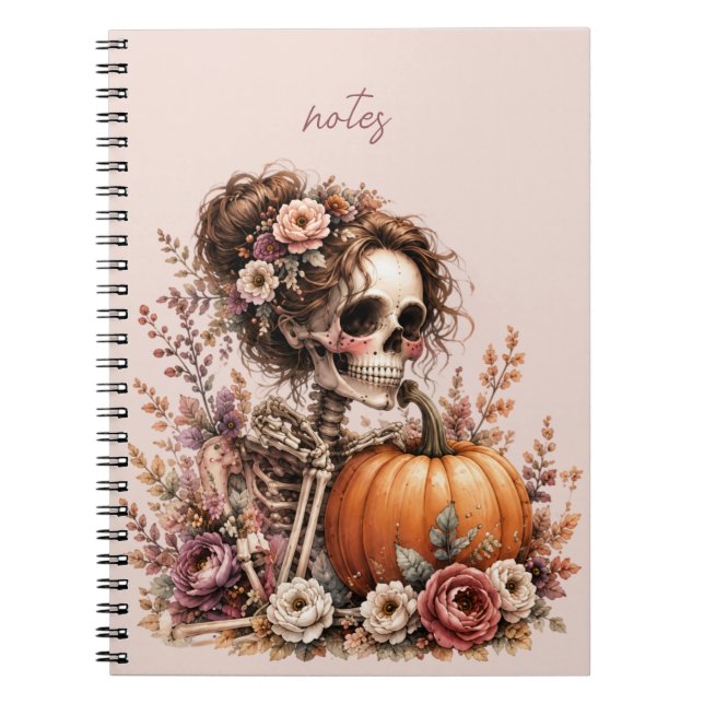 Cuaderno Diario Esqueleto Botánico (Frente)
