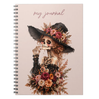 Cuaderno Diario Esqueleto Botánico