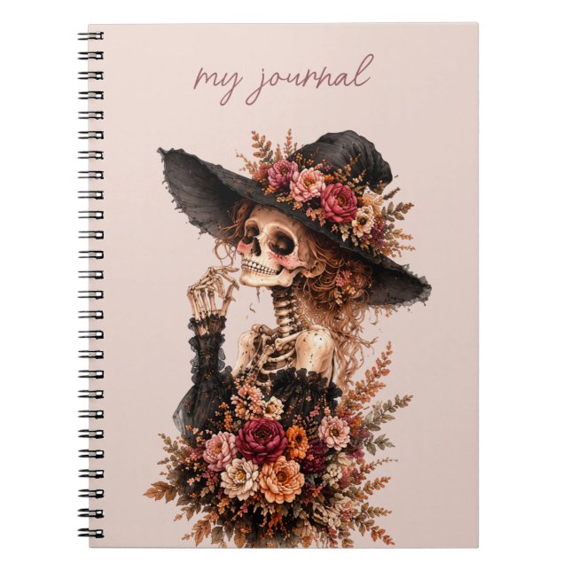 Cuaderno Diario Esqueleto Botánico (Frente)