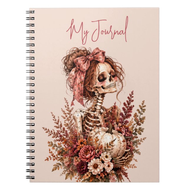 Cuaderno Diario Esqueleto Botánico (Frente)