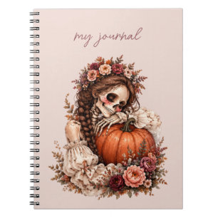 Cuaderno Diario Esqueleto Botánico