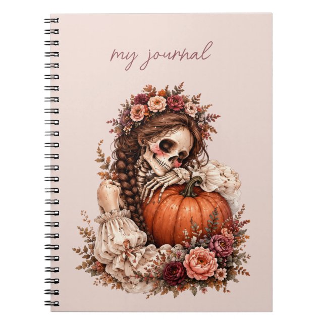 Cuaderno Diario Esqueleto Botánico (Frente)
