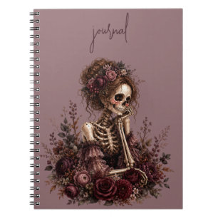 Cuaderno Diario Esqueleto Botánico