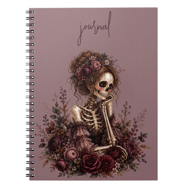 Cuaderno Diario Esqueleto Botánico (Frente)